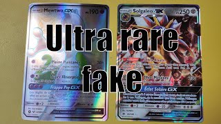 Reconnaître une fausse carte Pokémon - Ultra rare, GX