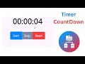How to Create Countdown Timer using HTML, CSS and JavaScript