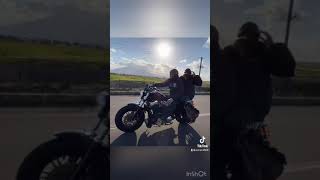 2021.10.24 嫁さんタンデムツー🏍💨 後ろで嫁さんクルクルパー🌀🤚やりやがったので~仕返しローリングのﾔﾂ~😤👍 #xl1200x#ハーレー  #harleydavidson #