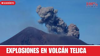 Volcán Telica registra explosiones y retumbos en León