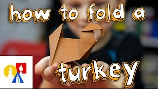 How To Fold An Origami Turkey