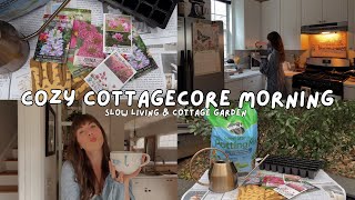 Cozy Cottagecore Morning ✨☕️ Slow Living, Starting my Cottage Garden | Peaceful Vlog