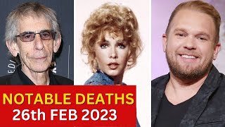 5 Big Stars Died Today 26th February 2023 / Famous Deaths 2023 / Celebrity Latest Deaths / Sad News