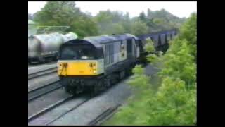 58030 passes Greaves with a loaded MGR train