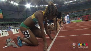 26th SU Shenzhen (CHN) - 100 m Women - SemiFinal