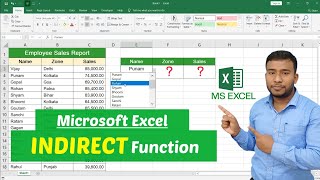 MS Excel - INDIRECT Function | INDIRECT Formula in Microsoft Excel