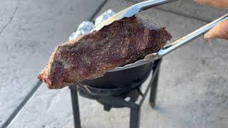 Wagyu Steak on the Lodge Kick-Off Grill