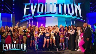 The Women's Division celebrates historic night with Ronda Rousey: WWE Evolution 2018 (WWE Network)