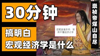 【硬核学术】明朝灭亡就因崇祯帝没搞懂宏观经济学？｜我在油管上大学｜30分钟搞明白宏观经济学