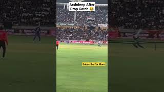 Arshdeep Singh Act after Drop Catch #shorts #cricket #arshdeepsingh