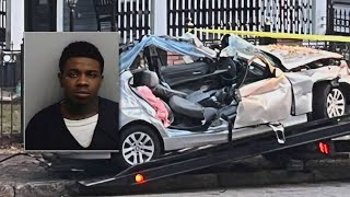 25-year-old man accused of breaking into a dozen cars dies hours later in violent crash