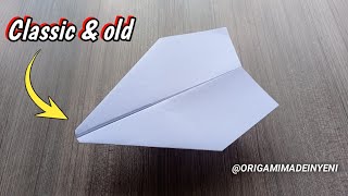 How to make a paper Airplane Old Classic, Fly World Record