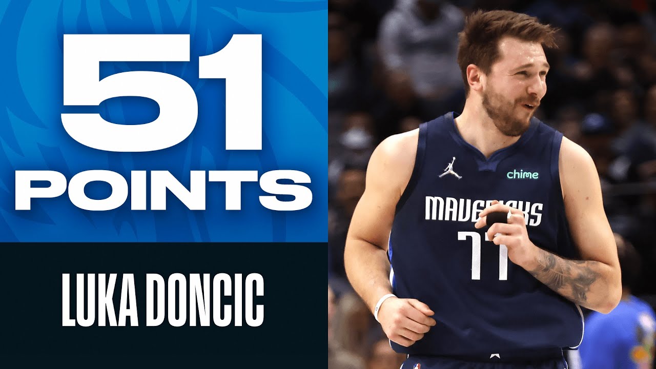 Luka CAREER-HIGH 51 PTS Ends in Mavericks Win! 😮