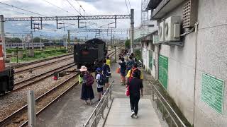 台鐵 花蓮站慶祝台灣鐵路132週年 「機關車女王-CT273」蒸汽火車遊花蓮港站