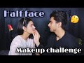 MY BOYFRIEND COMPLETES MY MAKEUP😂 !! Gujju Unicorn