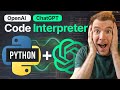 ChatGPT Code Interpreter Tutorial - New Open AI GPT Model!