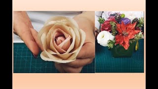 ВАФЕЛЬНАЯ РОЗА 🌹  Часть 2.  Сборка и Тонировка