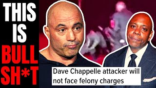 Dave Chappelle Is FURIOUS His Attacker Isn't Charged With Felony | Joe Rogan SLAMS City Of LA!