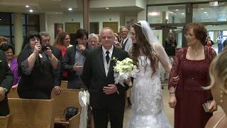 St. Peter's Catholic Church Wedding | Wedding Party Processional at a Marriage  Ceremony in Toronto