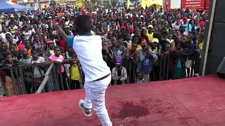 Fly Jay Freestyles at the 2019 Agriculture and Commercial Show.