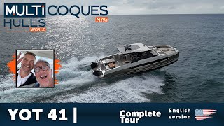 YOT 41 Powercat | Complete Tour | Multihulls World