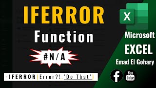 IFERROR Function Explained in Excel | 2 ways to use