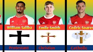 The Religion of Arsenal players|The religion of Arsenal club players 2023/24