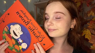 ASMR Whispered Story Telling | Reading It’s The Great Pumpkin, Charlie Brown 🎃