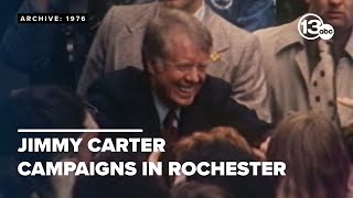 ARCHIVE: Jimmy Carter campaigns in Rochester (10/14/76)