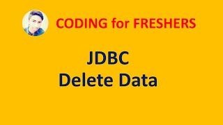 JDBC - Deleting Data from Table