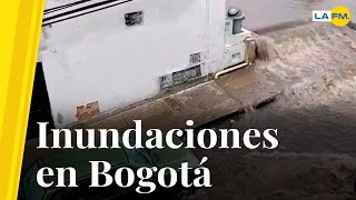 Inundaciones en Bogotá por aguacero
