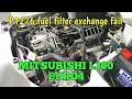 P1276 FUEL FILTER EXCHANGE FAIL, CHECK ENGINE, MITSUBISHI L300 UERO 4