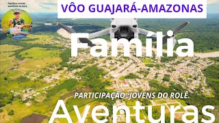 Voando com Drone até Amazonas -Guajará.