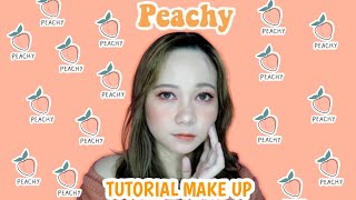 PEACH PEACHY TUTORIAL MAKE UP || MONA MONITA