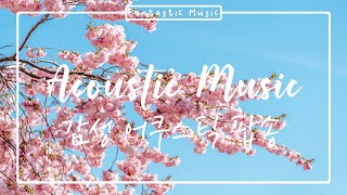 기다리던 봄이 오고 있어🌸창밖으로 벚꽃을 바라보며 듣기 좋은 경쾌한 어쿠스틱 팝송 | 따뜻한 봄날 듣기 좋은 플레이리스트(acoustic pop, relax,study music)