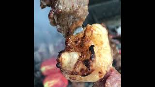 #Shorts چنجه کباب با دنبه Lamb kebabs