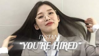 (INSTANT) “YOU’RE HIRED” • get desired job:receive offers quickly:top pick • ・❥・ Subliminal 。