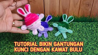 TUTORIAL BIKIN GANTUNGAN KUNCI DENGAN KAWAT BULU