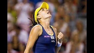 Agnieszka Radwanska vs Ekaterina Makarova Montreal 2014 Highlights