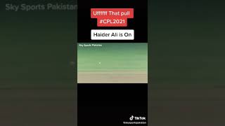 Best pull short by Haider Ali