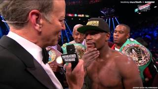 Mayweather vs Pacquiao Post Fight Interview in HD