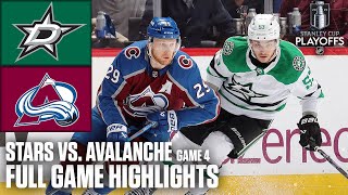 2nd Round: Colorado Avalanche vs. Dallas Stars Game 4 | Full Game Highlights