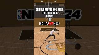 Dribble moves you need to learn as a guard in nba 2k24 part 2✅ #nba2k24 #2k24 #2kcommunity
