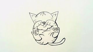 Cat |Cat drawing easy step by step | How to draw cat | Drawing | How to draw sketch