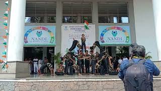 Nandi International school Independence day PYRAMID song