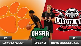 OHSAA Mens Basketball: Withrow Tigers @ Lakota West Firebirds