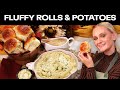 The Fluffiest Rolls and Mashed Potatoes | Bite's Friendsgiving Feast