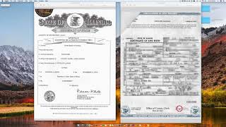 How to Apostille an Illinois Birth certificate