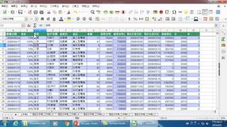 LibreOffice Calc公務試算文件製作-20.排序