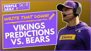 Minnesota Vikings predictions vs. Chicago Bears: Sam Darnold, T.J. Hockenson and more